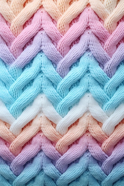 写真 パステル 織り 毛布 マクロテクスチャー 背景 柔らかくて居心地の良い 織り パターン 表面