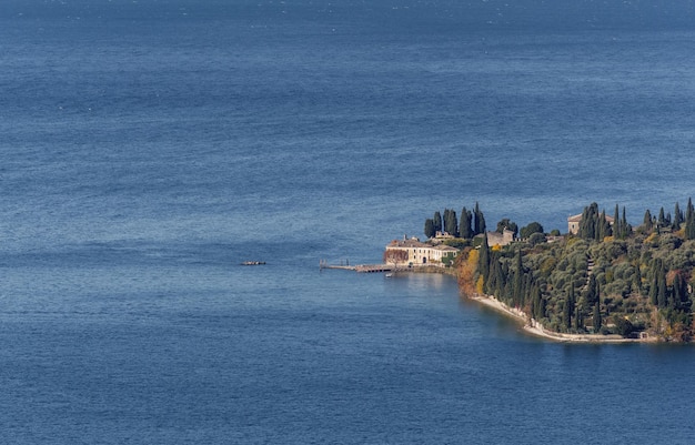 Foto vista dall'alto di punta san vigilio