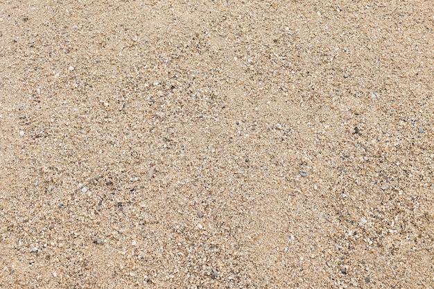 砂浜の上面図。コピースペースのある背景。