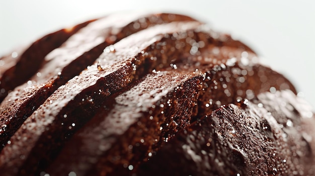 top view sliced bread dark surface National Sourdough Bread Day concept