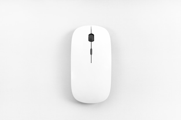 Top view of wireless mouse