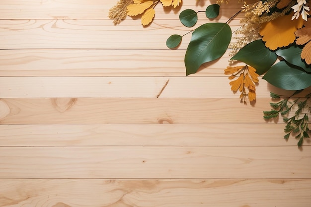 Photo top view of wood or plywood for backdrop light wooden table with nature pattern and color abstract background