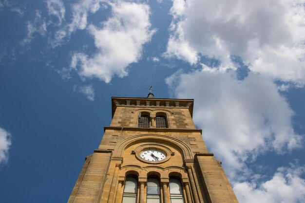 Top of a village steeple