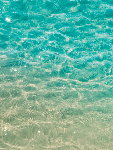 Topâ viewâ of surface blueâ water.â