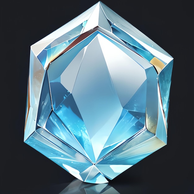 Topaz model for game ideas or jewelry making