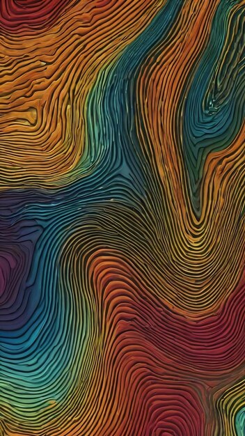 Topographic contour lines map seamless abstract pattern background