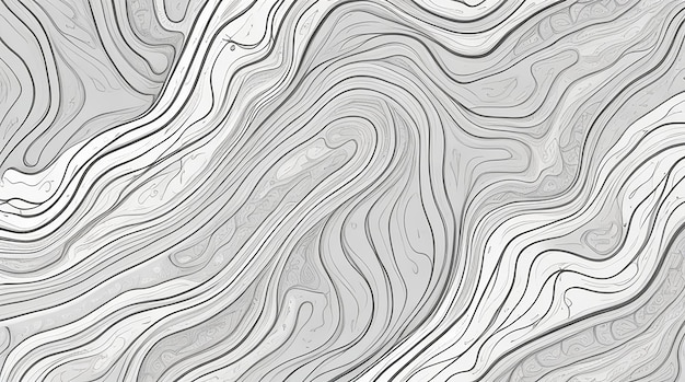 Photo topographic contour lines map seamless pattern