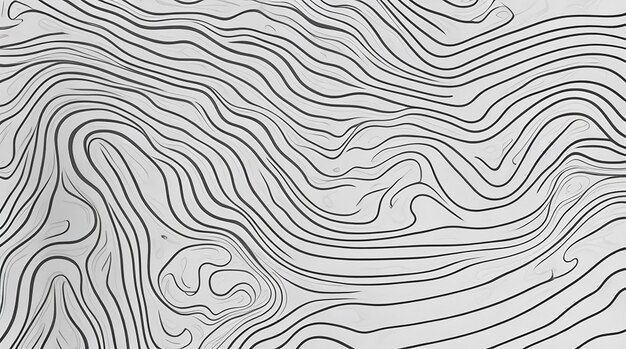 Photo topographic contour lines map seamless pattern