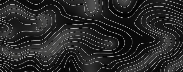 Topographic line contour map background