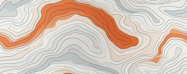 topographic line contour map background