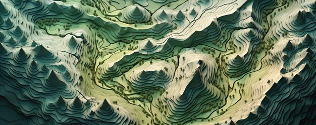 topographic line contour map background