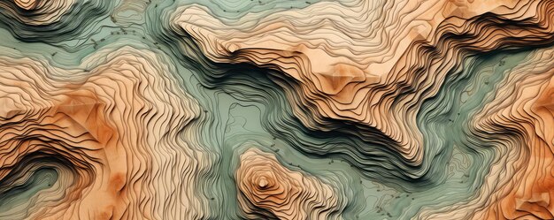 topographic line contour map background