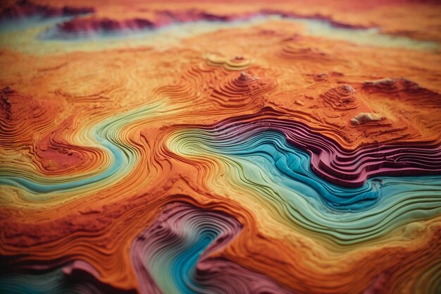 Topographic map background