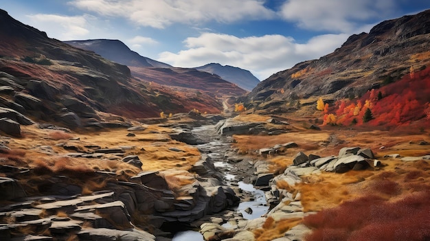 Topography dissected plateau landscape