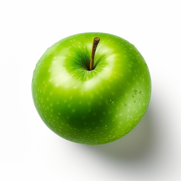 TopView Green Apple Isolation