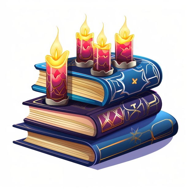 Torah Boeken icoon voor Hanukkah