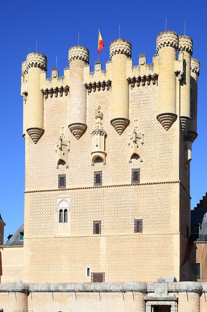 Toren van kasteel van Segovia (Alcazar), Spanje