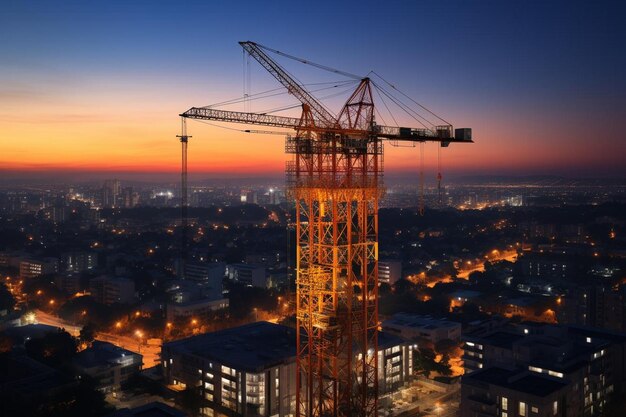 Torenkraan die bijdraagt aan stedelijke ontwikkelingsprojecten beste afbeelding van torenkraan