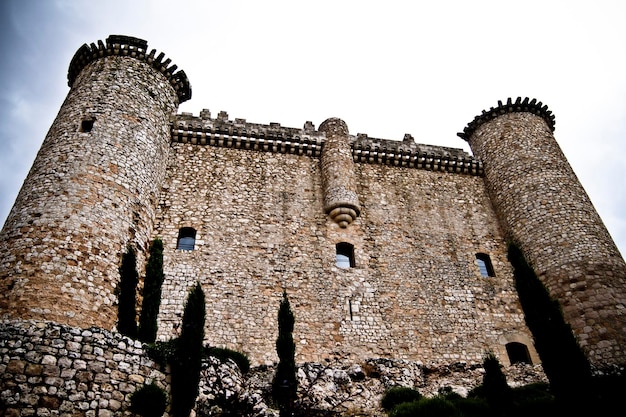 Torija's kasteel in Spanje, middeleeuws gebouw.