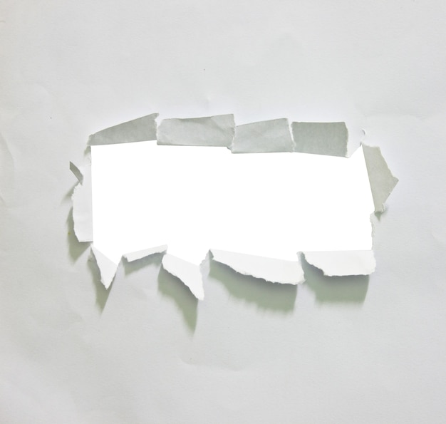 torn hole paper texture background with copy space for text