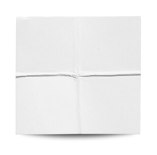 torn paper isolated on white background