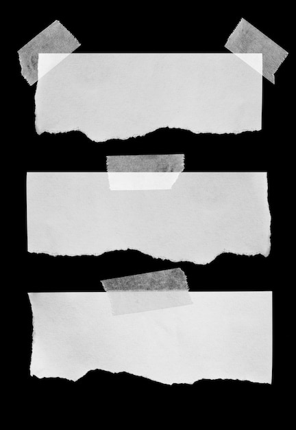 torn paper with adhesive tape space for your message