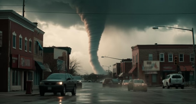 Foto tornado generativo ai