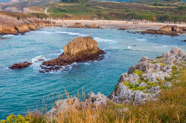 Toro Beach, Llanes, Asturië, Spanje