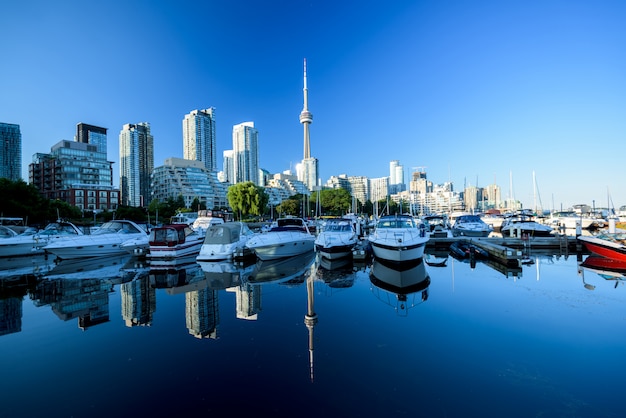 Toronto skyline van de stad