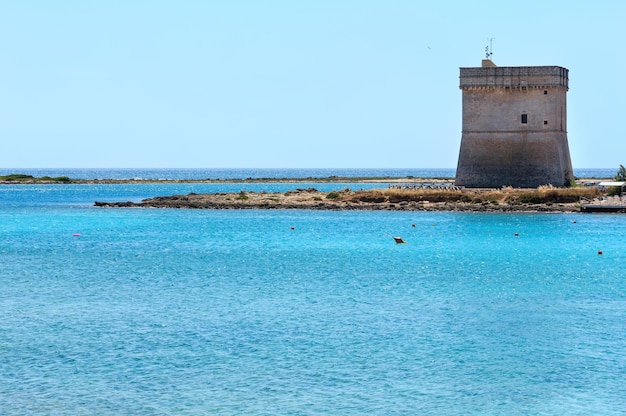 Photo torre chianca beach on salento sea coast italy