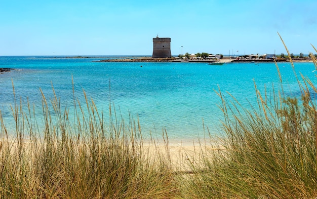 Torre Chianca strand aan de kust van Salento, Italië