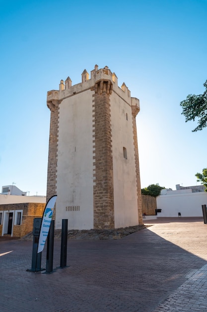 Torre de Guzman in het toeristische stadje Conil de la Frontera Cadiz Andalusië