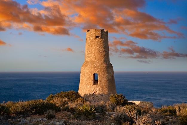 Torre del Gerro tower in Denia of Alicante