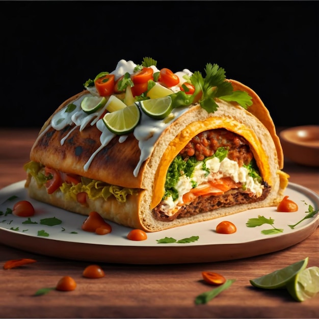 Tortas Mexicaans voedsel beeld