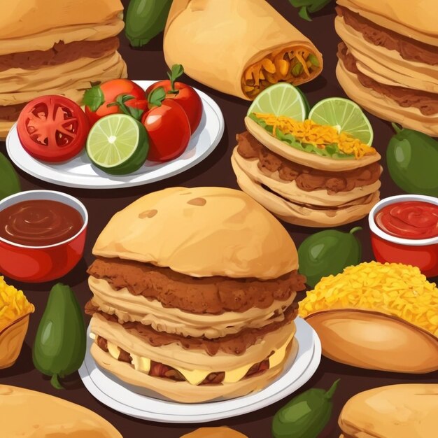 Tortas Mexican food image