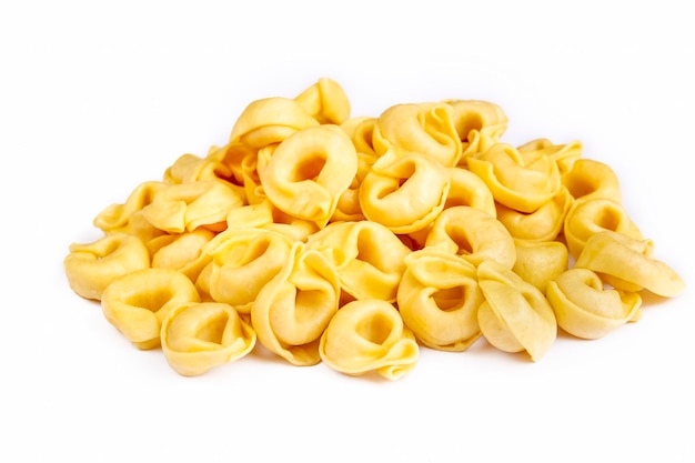 Tortellini 배경 이탈리아 파스타 Tortellini 전통 이탈리아 음식