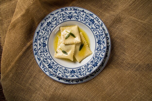 Tortellini met witte saus - Tortei