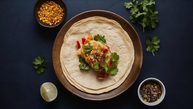 Photo tortilla corn tortilla or simply tortilla is a type of thin unleavened bread made from hominy