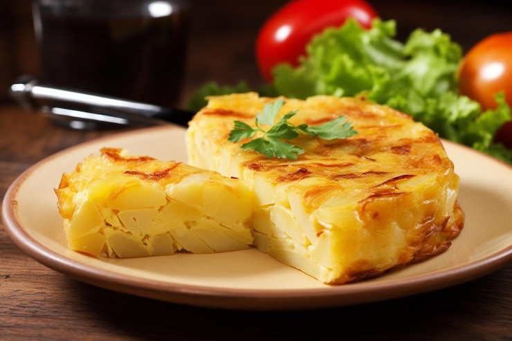 Фотография tortilla espanola для комфортной еды вкусная tortilla española пищевая фотография