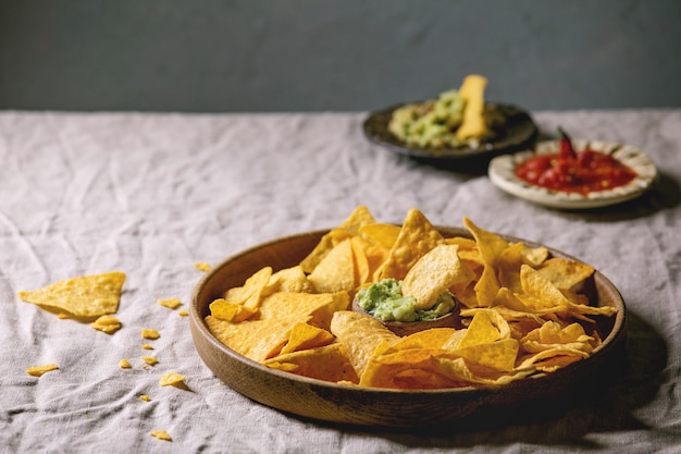 Tortilla nachos chips