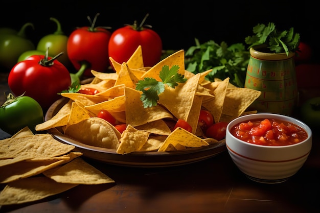 Tortillachips en Salsa Fiesta