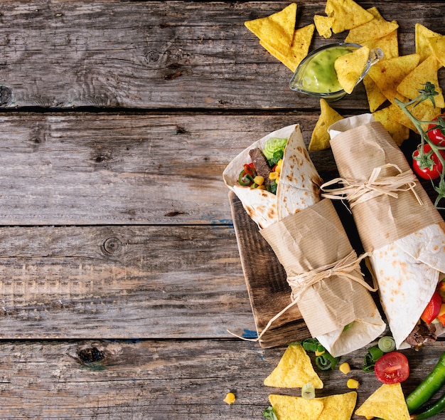 Tortillas and nachos