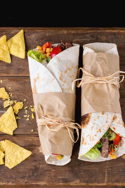 Tortillas e nachos