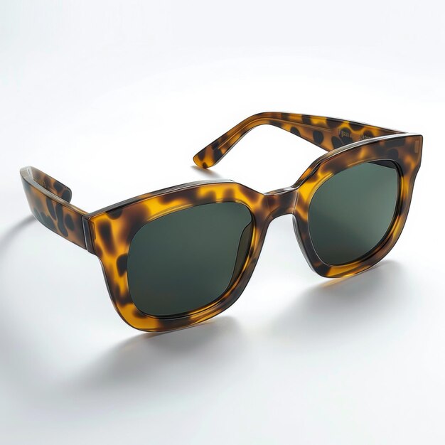 Tortoiseshell sunglasses isolated