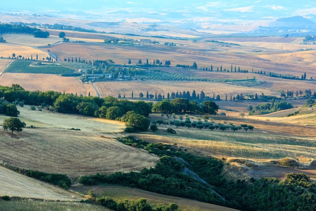 Toscane platteland pienza italië