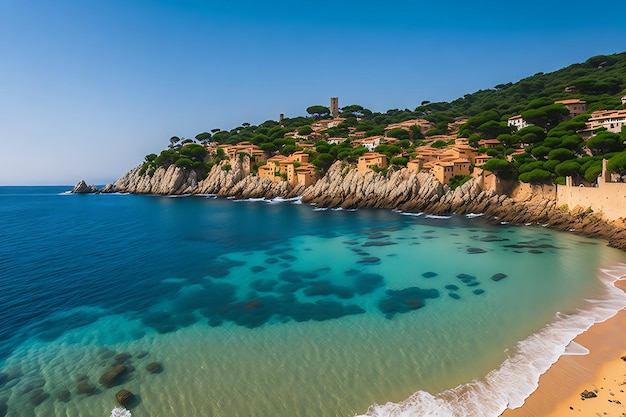 Tossa de Mar Costa Brava Catalonia Mediterranean Sea Spain