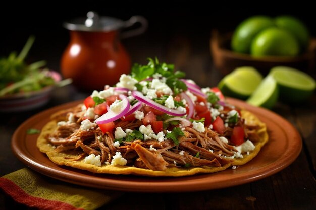 Tostada Tales Cinco De Mayo 食べ物の写真