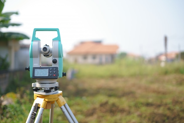 Total station or electronic distance measurement