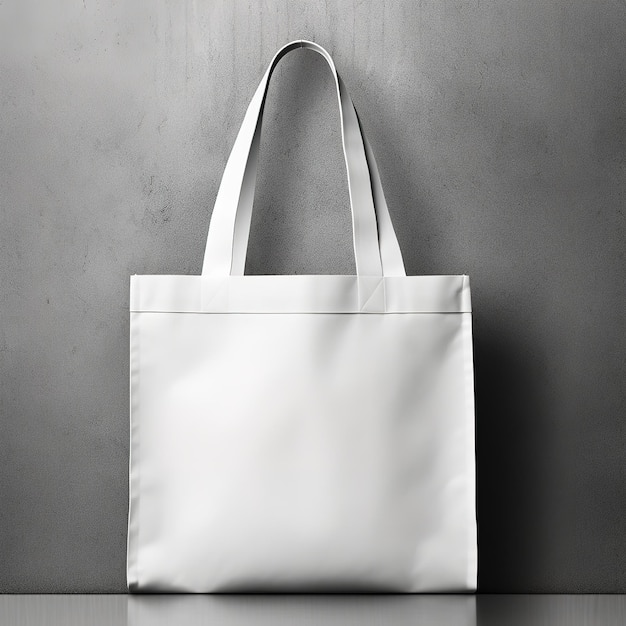 Premium AI Image  reusable totebag go green product photography mockup