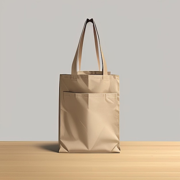 Photo tote bag mockup